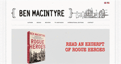 Desktop Screenshot of benmacintyre.com